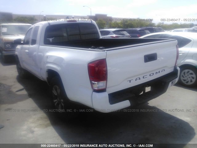 5TFRX5GN5HX103211 - 2017 TOYOTA TACOMA ACCESS CAB/SR/SR5 白色 照片 3