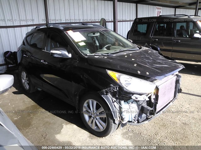 KM8JU3AC1CU342665 - 2012 HYUNDAI TUCSON GLS/LIMITED შავი ფოტო 1