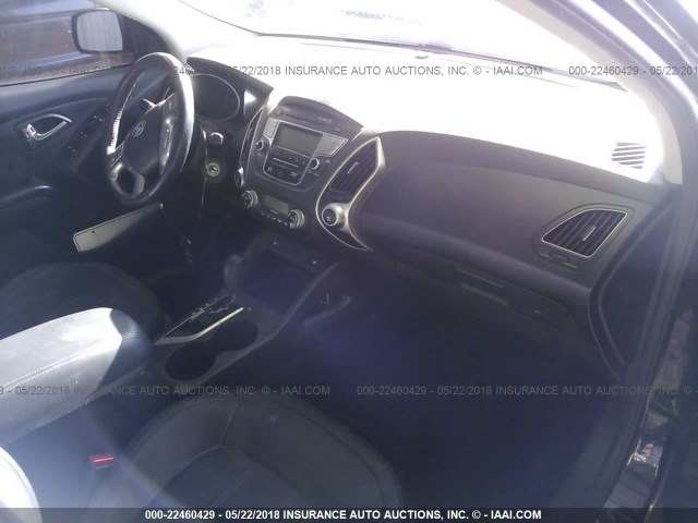 KM8JU3AC1CU342665 - 2012 HYUNDAI TUCSON GLS/LIMITED შავი ფოტო 5
