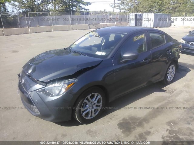 3MYDLBZV2GY121505 - 2016 TOYOTA SCION IA BLUE photo 2