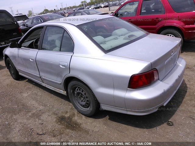 4A3AA46G03E194157 - 2003 MITSUBISHI GALANT ES/LS SILVER photo 3