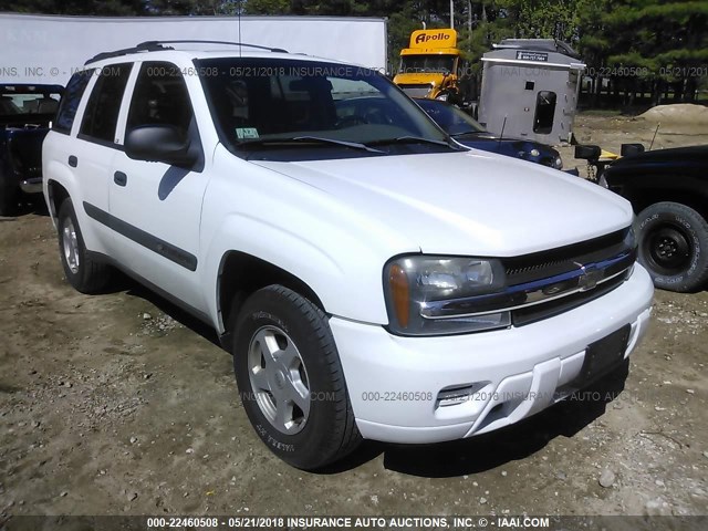 1GNDT13S932211693 - 2003 CHEVROLET TRAILBLAZER  WHITE photo 1