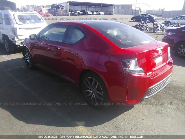 JTKJF5C75F3090769 - 2015 TOYOTA SCION TC 红色 照片 3