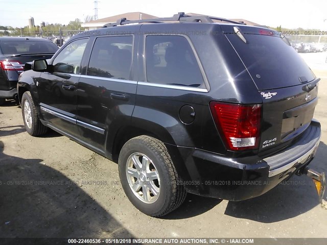 1J8HR58PX9C553492 - 2009 JEEP GRAND CHEROKEE LIMITED BLACK photo 3