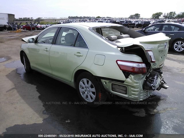 4T1BB46K78U052387 - 2008 TOYOTA CAMRY HYBRID GREEN photo 3