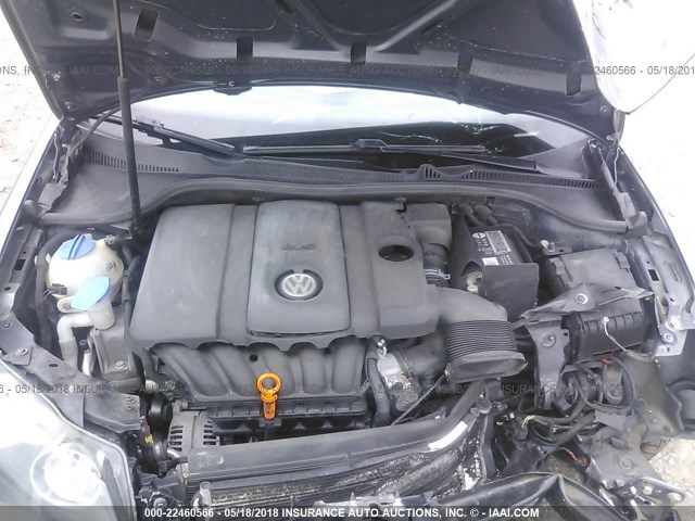 WVWAB7AJ7CW013702 - 2012 VOLKSWAGEN GOLF 灰色 照片 10