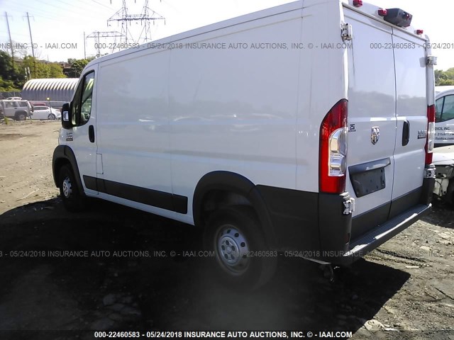 3C6TRVAGXGE104127 - 2016 RAM PROMASTER 1500 1500 STANDARD WHITE photo 3