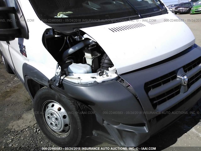 3C6TRVAGXGE104127 - 2016 RAM PROMASTER 1500 1500 STANDARD WHITE photo 6
