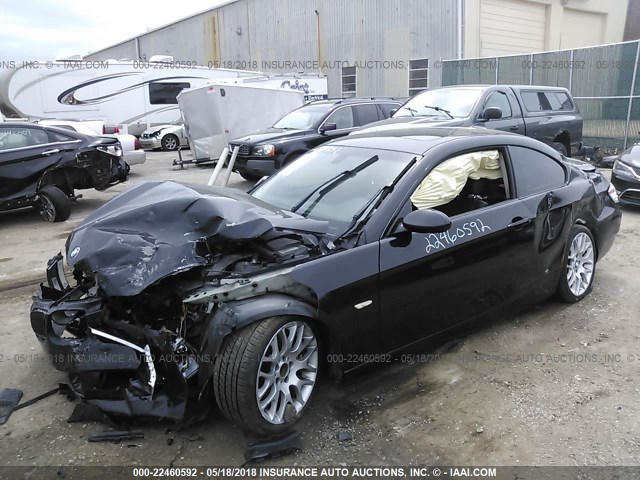 WBAWV13519P122229 - 2009 BMW 328 I SULEV BLACK photo 2