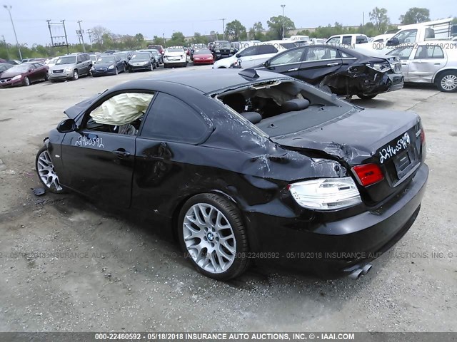 WBAWV13519P122229 - 2009 BMW 328 I SULEV BLACK photo 3