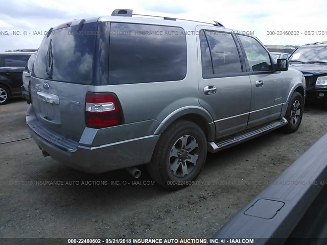 1FMFU19538LA57558 - 2008 FORD EXPEDITION LIMITED SILVER photo 4