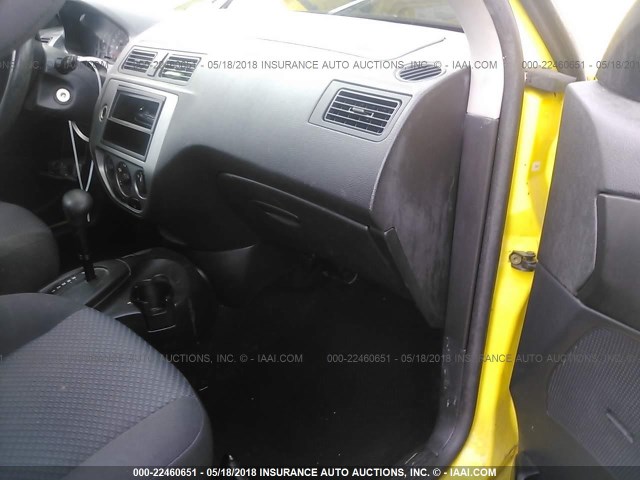 3FAFP31N45R146299 - 2005 FORD FOCUS ZX3 YELLOW photo 5