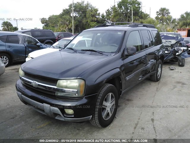 1GNES16S546210635 - 2004 CHEVROLET TRAILBLAZER EXT LS/EXT LT BLACK photo 2