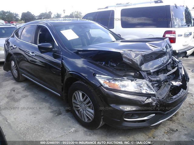 5J6TF3H56EL000338 - 2014 HONDA CROSSTOUR EXL BROWN photo 1