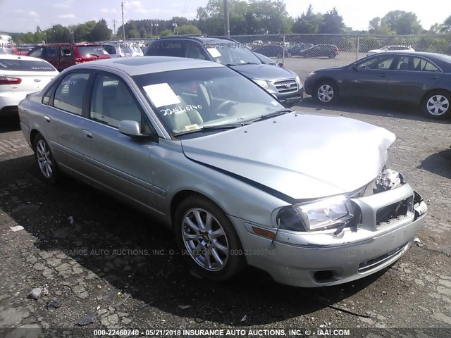 YV1TH59H941365833 - 2004 VOLVO S80 2.5T SILVER photo 1