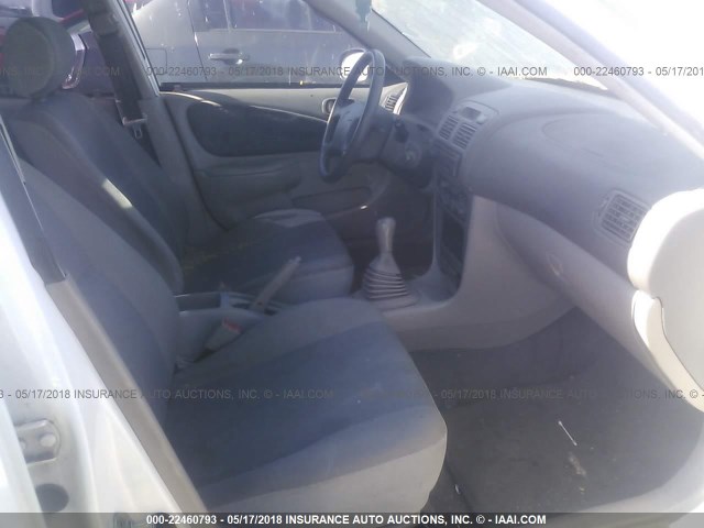 1NXBR12EXXZ192815 - 1999 TOYOTA COROLLA VE/CE/LE 白色 照片 5