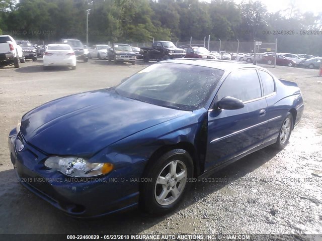 2G1WW12E539388272 - 2003 CHEVROLET MONTE CARLO LS BLUE photo 6