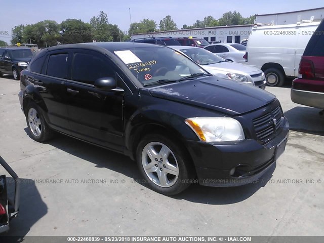 1B3HB48B37D561324 - 2007 DODGE CALIBER SXT BLACK photo 1