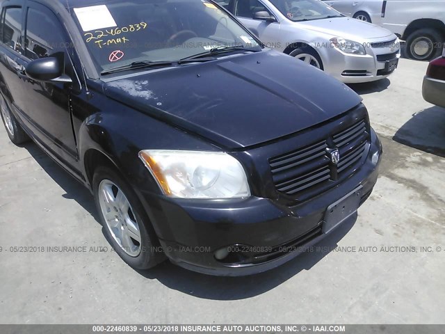 1B3HB48B37D561324 - 2007 DODGE CALIBER SXT BLACK photo 6