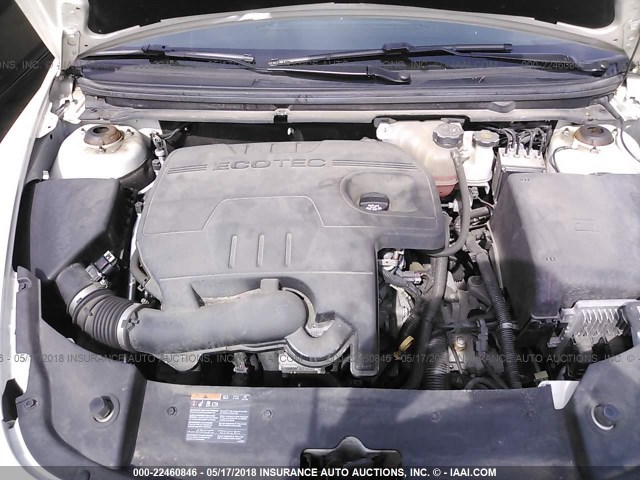1G1ZC5E17BF294003 - 2011 CHEVROLET MALIBU 1LT WHITE photo 10