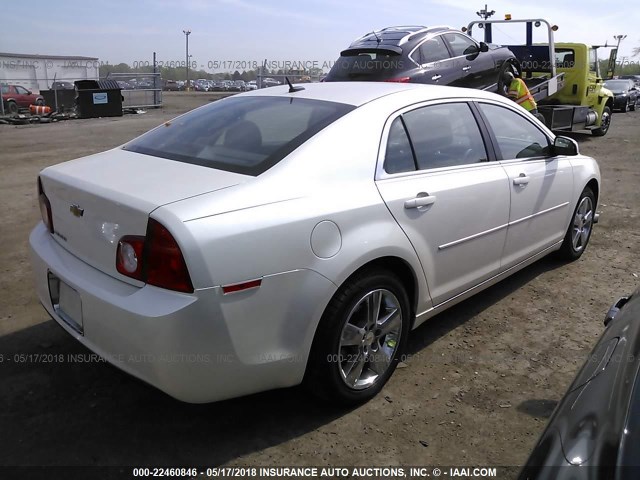 1G1ZC5E17BF294003 - 2011 CHEVROLET MALIBU 1LT WHITE photo 4