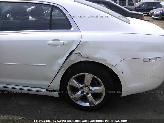 1G1ZC5E17BF294003 - 2011 CHEVROLET MALIBU 1LT WHITE photo 6