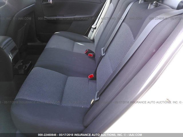 1G1ZC5E17BF294003 - 2011 CHEVROLET MALIBU 1LT WHITE photo 8