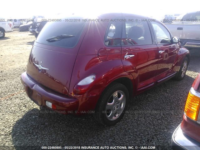 3C8FY68B22T246760 - 2002 CHRYSLER PT CRUISER LIMITED/DREAM CRUISER RED photo 4