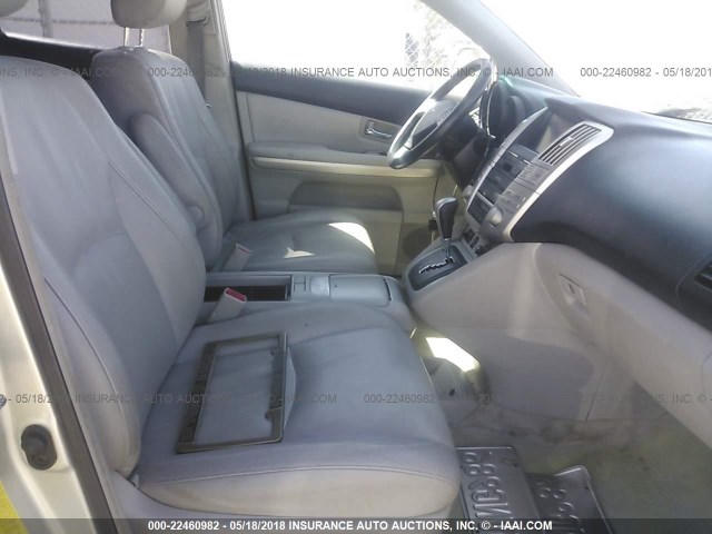 JTJGW31U962000413 - 2006 LEXUS RX 400 SILVER photo 5