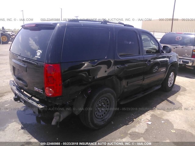 1GKMCAE39AR217288 - 2010 GMC YUKON SLE BLACK photo 4