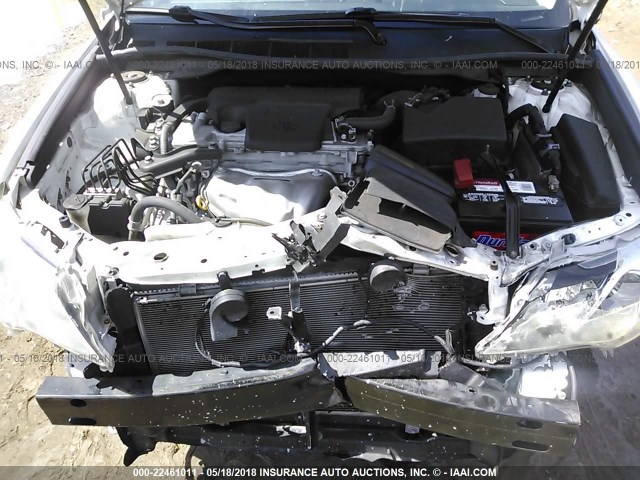 4T1BF1FK8CU561500 - 2012 TOYOTA CAMRY SE/LE/XLE WHITE photo 10