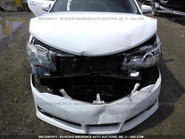 4T1BF1FK8CU561500 - 2012 TOYOTA CAMRY SE/LE/XLE WHITE photo 6