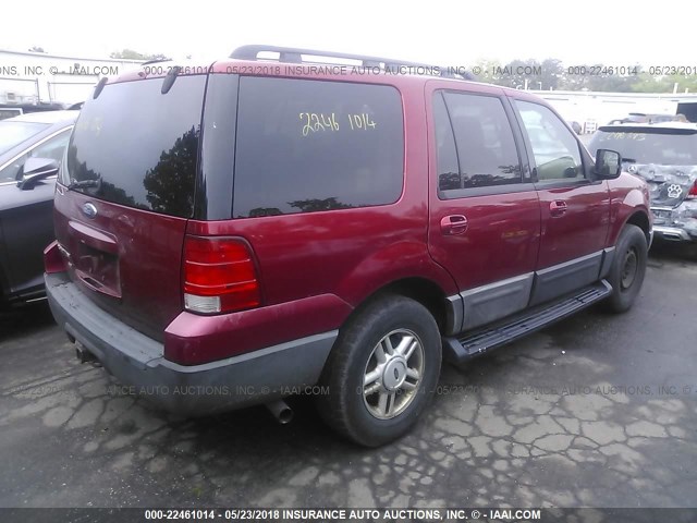1FMPU16526LA15453 - 2006 FORD EXPEDITION XLT RED photo 4