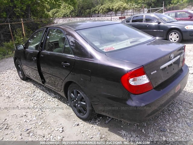 4T1BE32K53U681887 - 2003 TOYOTA CAMRY LE/XLE/SE ყავისფერი ფოტო 3
