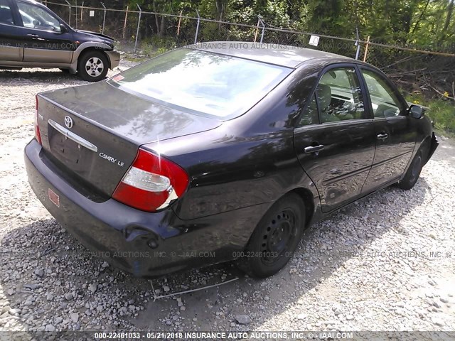 4T1BE32K53U681887 - 2003 TOYOTA CAMRY LE/XLE/SE ყავისფერი ფოტო 4