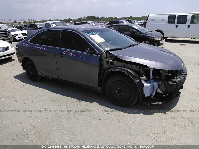 4T4BF1FK0GR531726 - 2016 TOYOTA CAMRY LE/XLE/SE/XSE GRAY photo 1