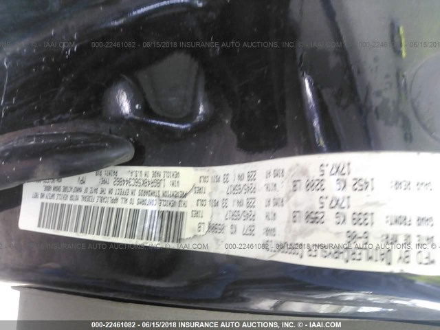 1J8GR48K56C344862 - 2006 JEEP GRAND CHEROKEE LAREDO/COLUMBIA/FREEDOM 黑色 照片 9