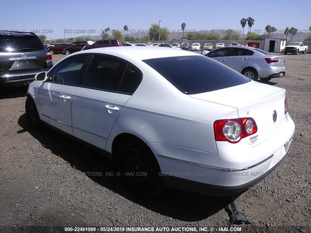 WVWJK73C27P029207 - 2007 VOLKSWAGEN PASSAT WHITE photo 3