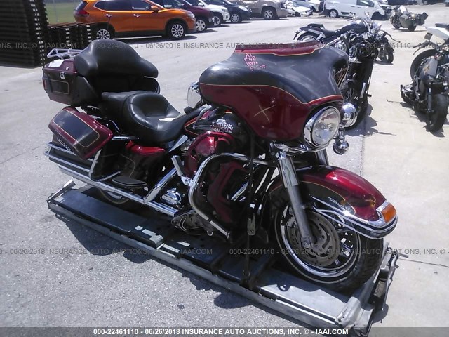 1HD1FC4137Y672863 - 2007 HARLEY-DAVIDSON FLHTCUI RED photo 1