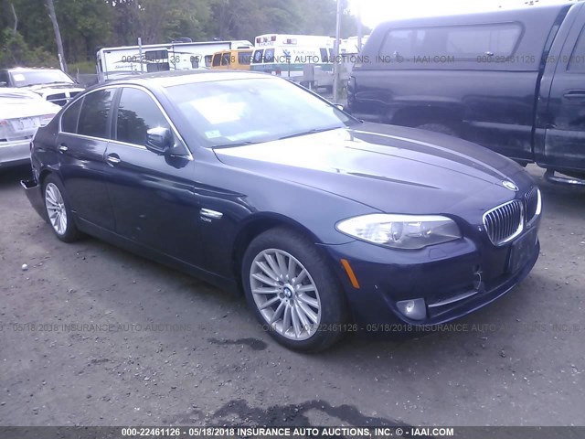 WBAXH5C53CDW04163 - 2012 BMW 528 XI Dark Blue photo 1