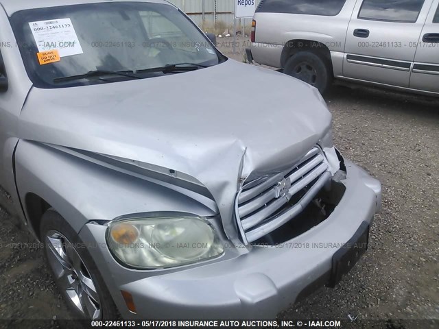 3GNDA13D68S562970 - 2008 CHEVROLET HHR LS SILVER photo 6