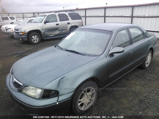 1YVGF22D3W5743962 - 1998 MAZDA 626 ES/LX GREEN photo 2