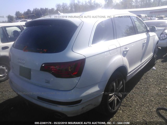 WA1LMAFEXFD031598 - 2015 AUDI Q7 TDI/PREMIUM PLUS WHITE photo 4