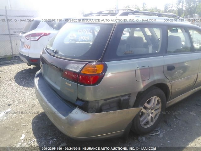 4S3BH675537657619 - 2003 SUBARU LEGACY OUTBACK AWP 绿色 照片 6