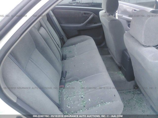 4T1BG22K21U857666 - 2001 TOYOTA CAMRY CE/LE/XLE თეთრი ფოტო 8