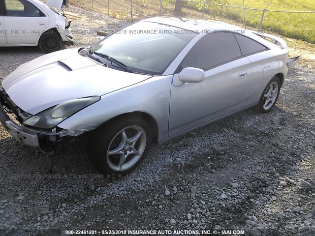 JTDDY32T540073857 - 2004 TOYOTA CELICA GT-S SILVER photo 2