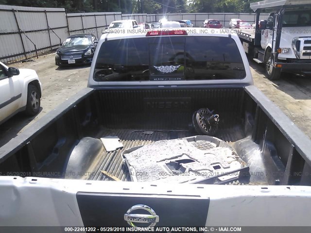 1N6AA07A34N589132 - 2004 NISSAN TITAN XE/SE/LE SILVER photo 8