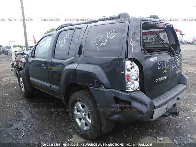 5N1AN0NW7BC508773 - 2011 NISSAN XTERRA OFF ROAD/S/SE GRAY photo 3