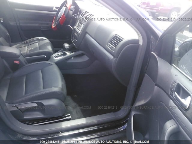 3VWEF71K77M138216 - 2007 VOLKSWAGEN JETTA WOLFSBURG 黑色 照片 5
