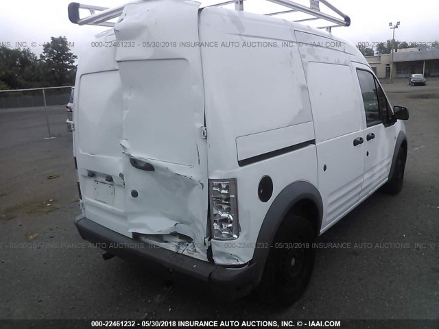 NM0LS7AN2DT164183 - 2013 FORD TRANSIT CONNECT XL WHITE photo 4